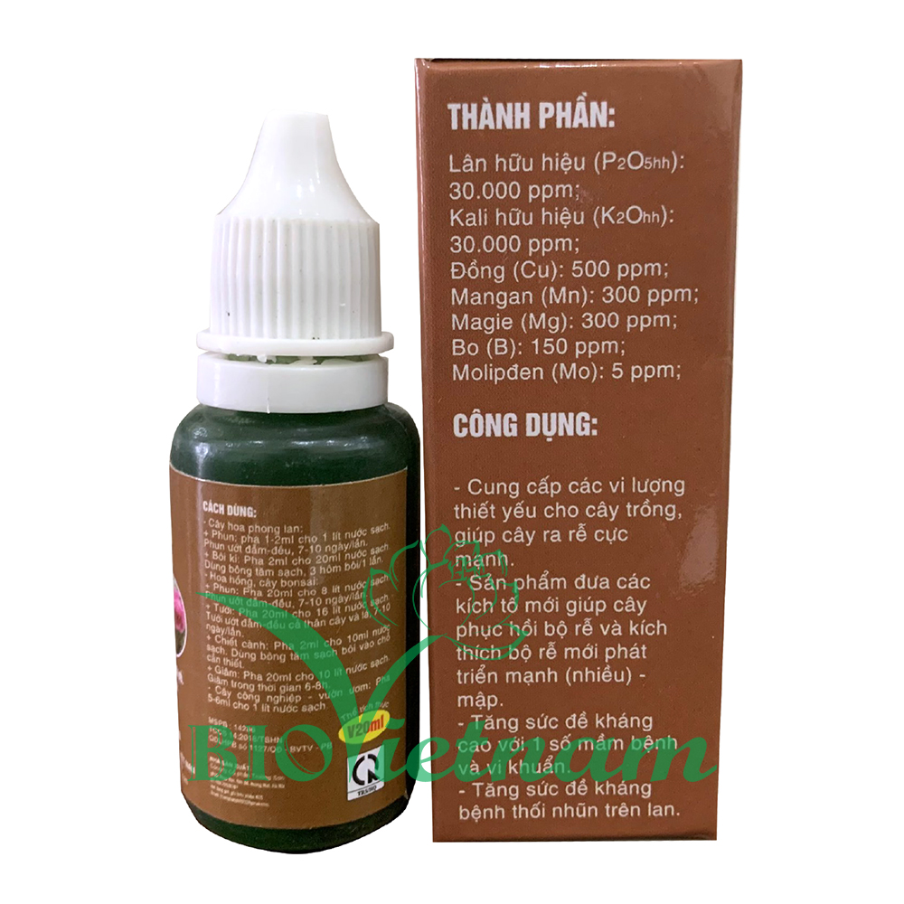 Bio Lan Phân Bón Lá Hỗn Hợp NPK TRS: 06  Kích Ki – Ra Rễ