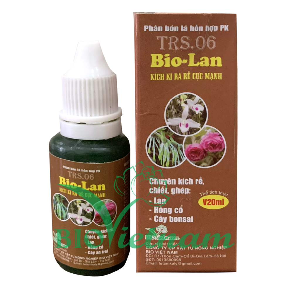 Bio Lan Phân Bón Lá Hỗn Hợp NPK TRS: 06  Kích Ki – Ra Rễ