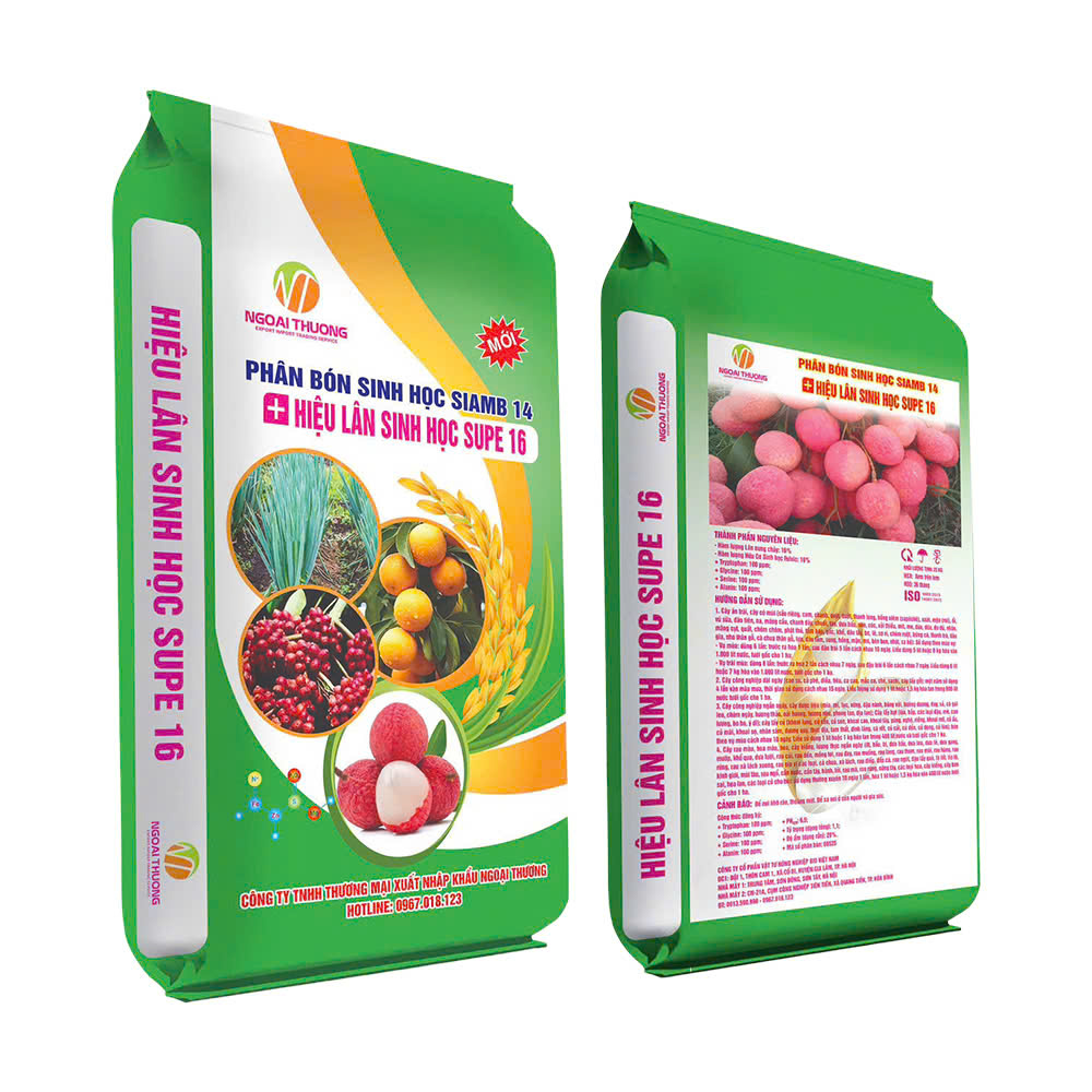 PHÂN BÓN SINH HỌC SIAMB 14 – LÂN SINH HỌC SUPE 16