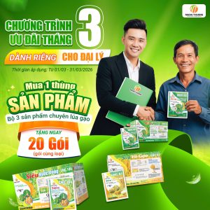 CHƯƠNG TRÌNH ƯU ĐÃI THÁNG 3 DÀNH RIÊNG CHO ĐẠI LÝ