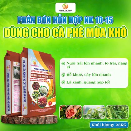 Phân bón hỗn hợp NK Con Hổ Phú Nông NK 10-15