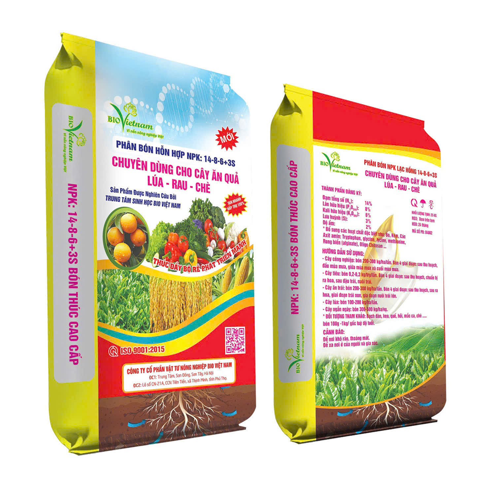 Phân Bón Hỗn Hợp NPK 14-8-6+3S Bón Thúc Cao Cấp – Giải Pháp Dinh Dưỡng Toàn Diện Cho Cây Trồng