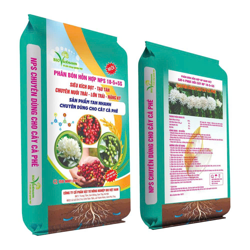 PHÂN BÓN HỖN HỢP NPS 18-5+5S – GIẢI PHÁP DINH DƯỠNG TOÀN DIỆN CHO CÂY CÀ PHÊ
