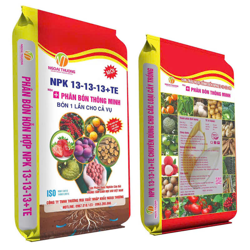 PHÂN BÓN THÔNG MINH NPK 13-13-13+TE