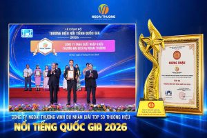 CÔNG TY NGOẠI THƯƠNG NHẬN GIẢI TOP 50 THƯƠNG HIỆU NỔI TIẾNG QUỐC GIA 2026